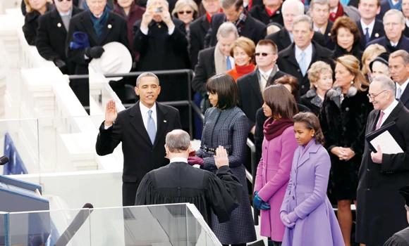 Obama takes oath of office for second term