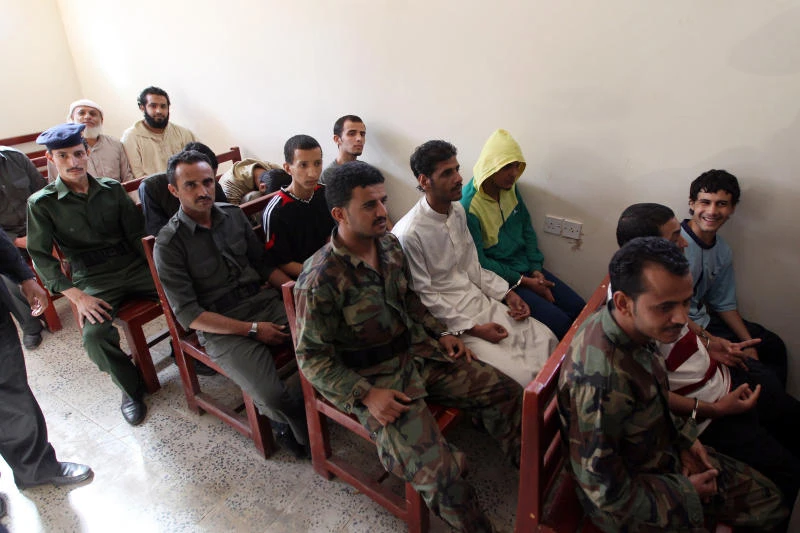 Nine on trial over suicide killing of 86 Yemen troops