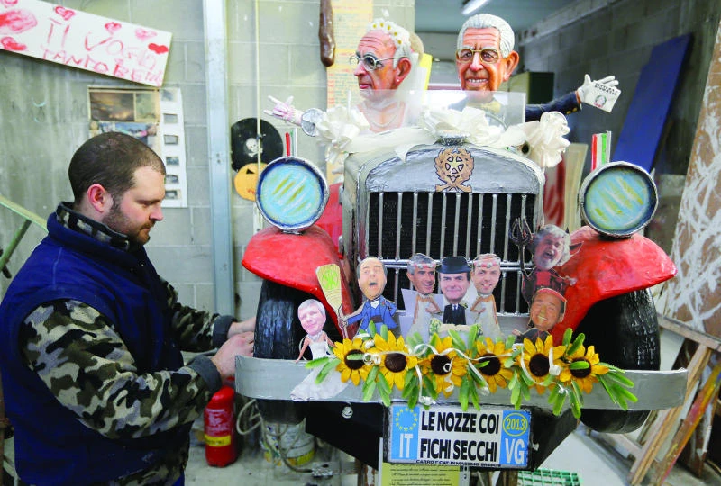 Austerity carnival pokes fun at Italy’s elections