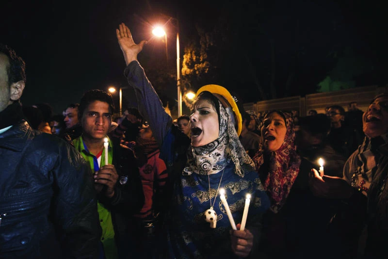 Man beaten by Egypt police blames protesters