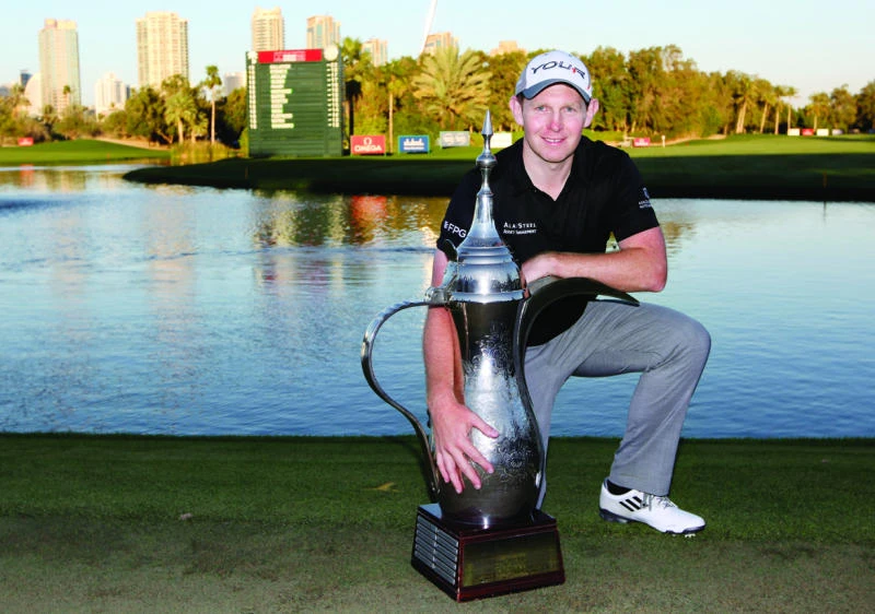 Gallacher wins Dubai Desert Classic by 3 shots