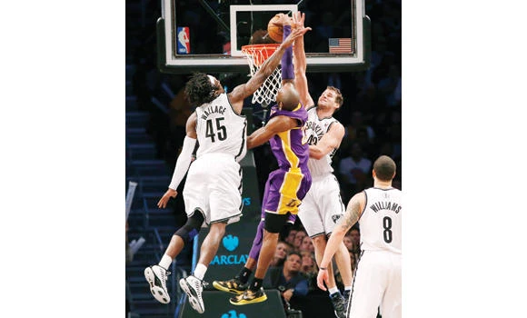 Bryant to fore as Lakers beat Brooklyn Nets