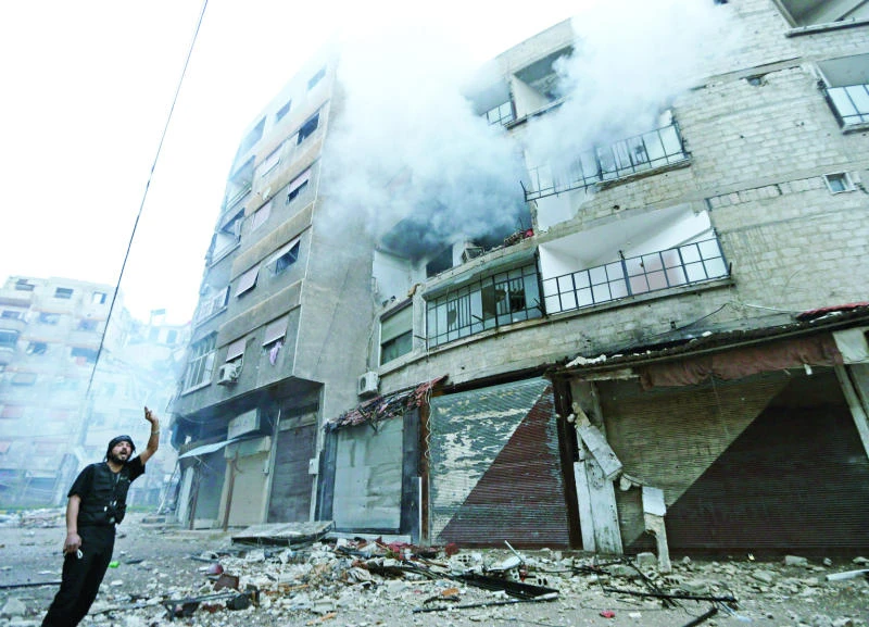 Rebel fighters push to break Damascus stalemate