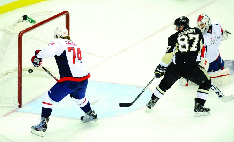 Crosby stays hot as Penguins pound Washington 5-2