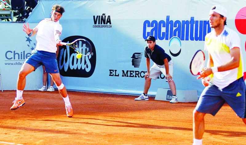 Nadal reaches doubles semis in Chile