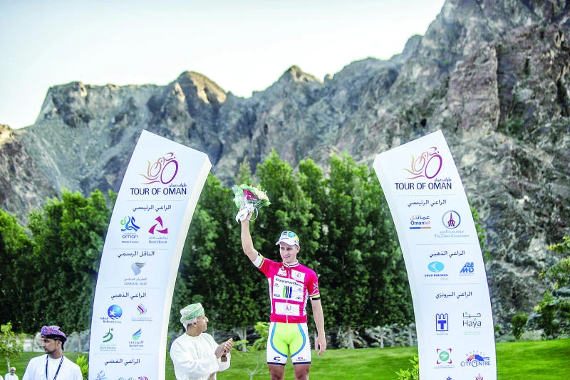 Sagan wins 2nd stage in Oman, takes lead