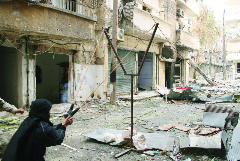 Assad forces bombard rebel posts