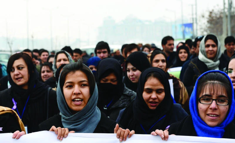 Afghan women march against violence