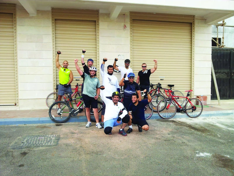 Jeddah Cyclists Pedal power to the fore