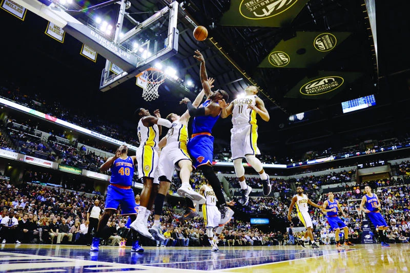 Pacers rout Knicks, pull closer to second in East