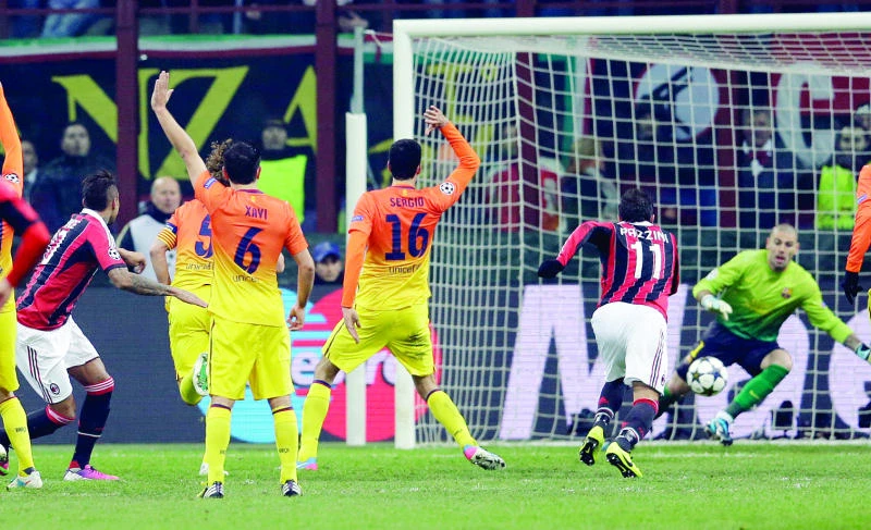 Barca tamed in Milan; Schalke gains edge