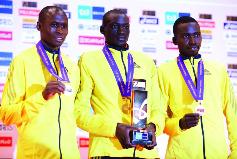 Kimetto leads Kenyan sweep at Tokyo Marathon