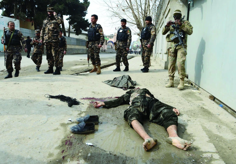 Suicide bombers target Afghan security forces