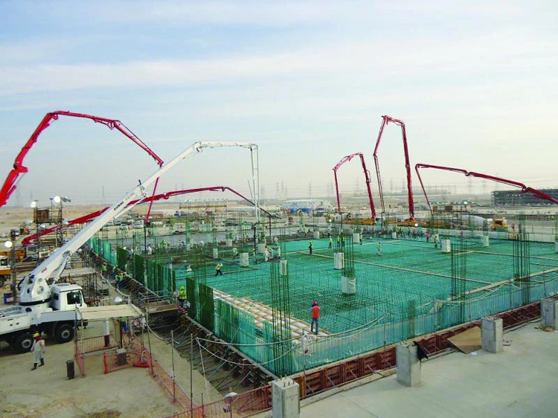 NSH carries out largest concrete pour