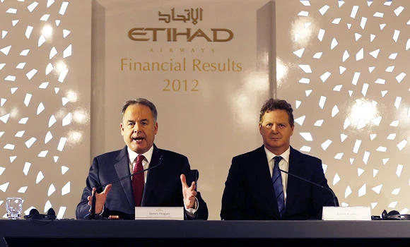 Etihad Airways posts 200% rise in 2012 net profit