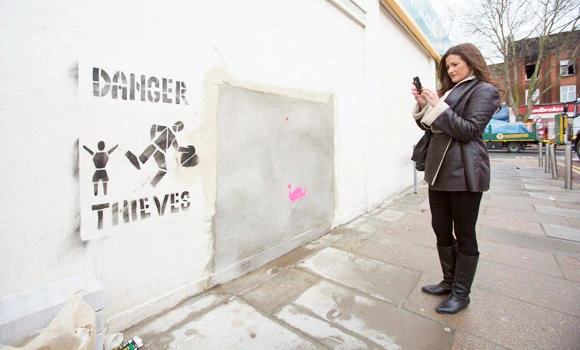 British neighborhood wants its Banksy back