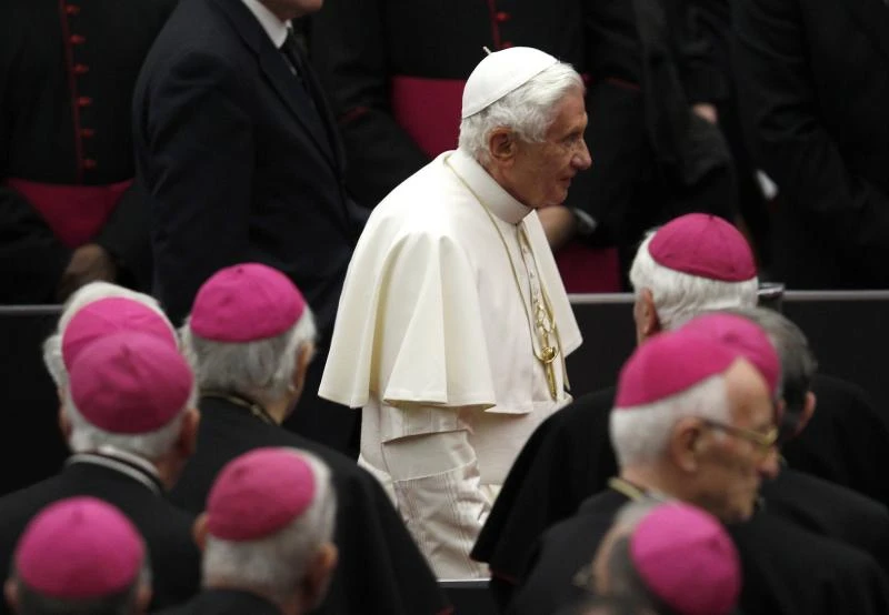 Italian director says film foresaw papal resignation