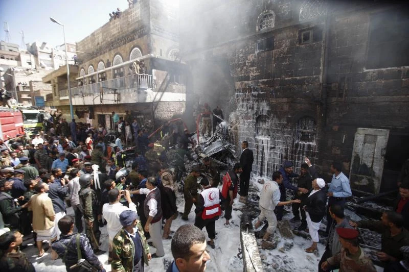 12 killed in Sanaa warplane crash