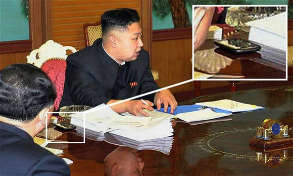 Kim Jong-Un and the mystery smartphone