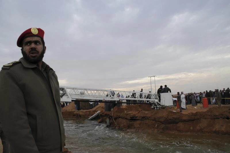 Tabuk flood rescue work in full swing