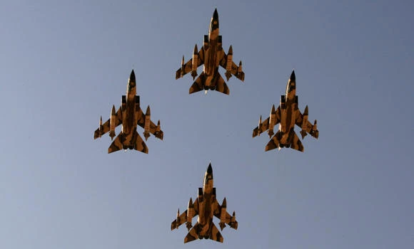 Air force jet crashes in Dhahran