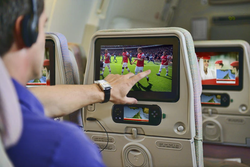 Emirates airline projects ‘ice TV Live’