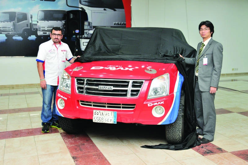 ISUZU Saudi Rally Team participates in Hail Rally 2013