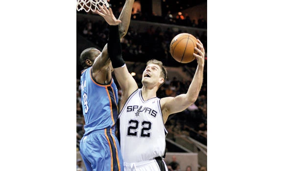 Spurs end Thunder five-game winning streak