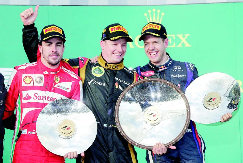 Raikkonen eclipses big rivals to win F1 season opener
