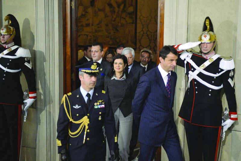 Italy president starts talks to end political deadlock