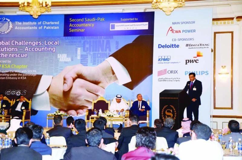 Envoy stresses on culture and trade at Saudi-Pak accountancy seminar