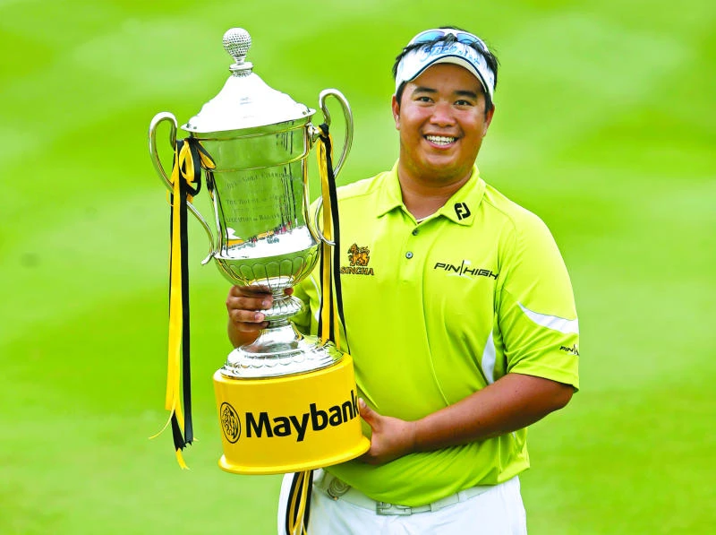 Kiradech takes rain-shortened Malaysian Open