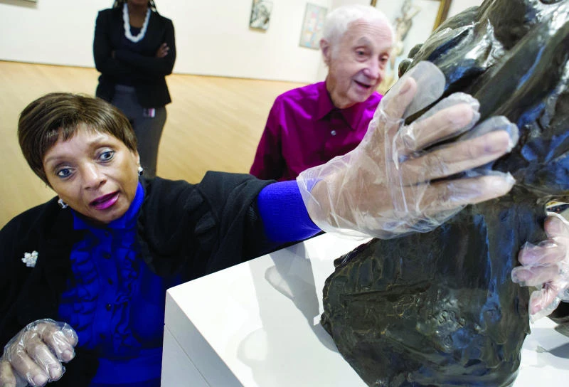 Love of art is blind for sightless museum visitors