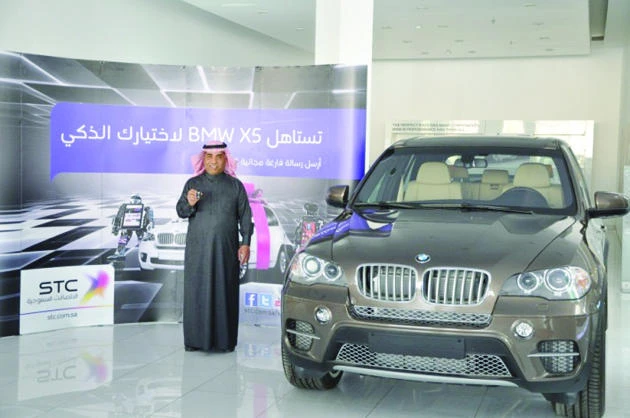BMW car joy for STC campaign winner
