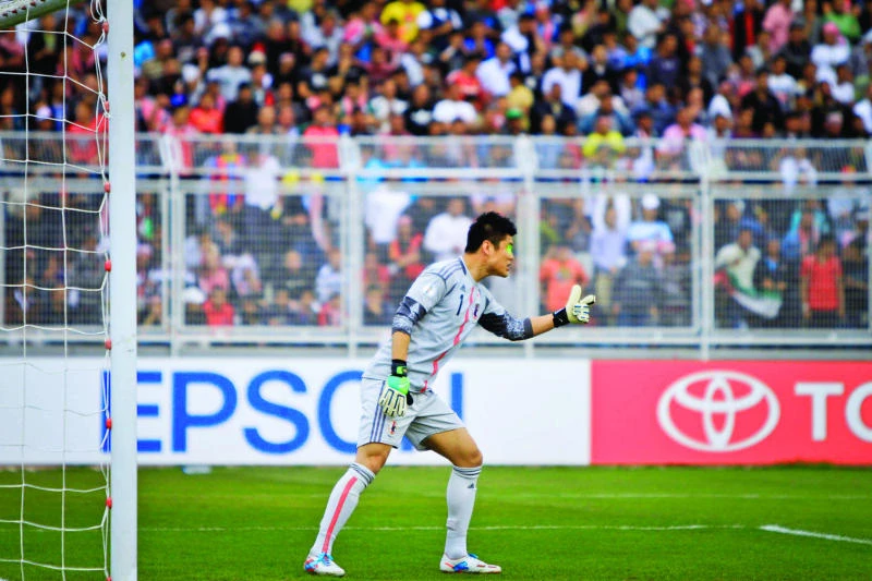Japan complains to FIFA over lasers at Jordan game