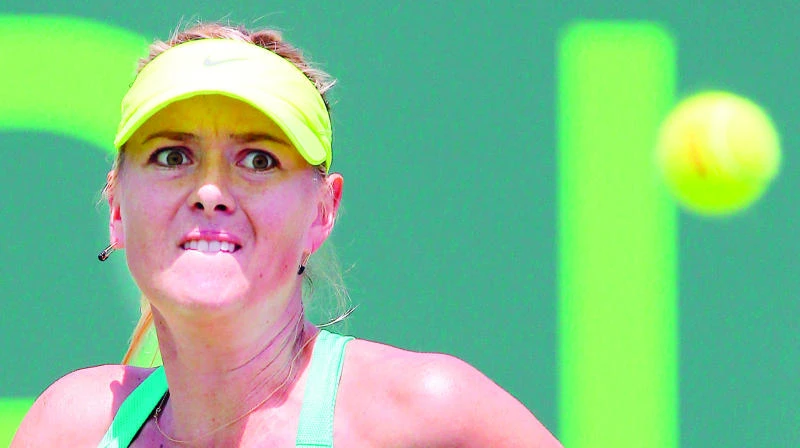 Maria Sharapova reaches Miami final for 5th time