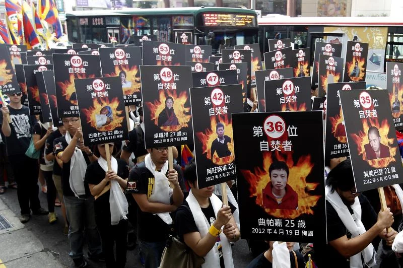 India police stop immolation bid by Tibetan exile