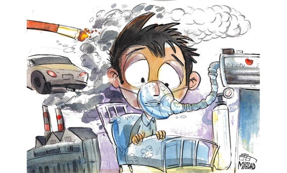 Study: Traffic pollution may cause 14% of childhood asthma
