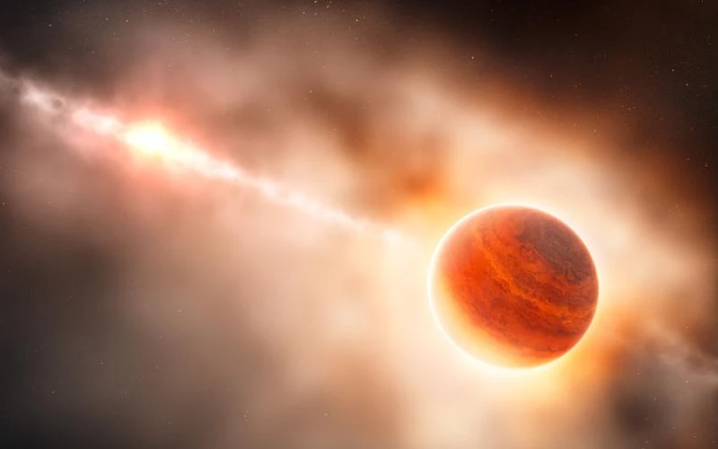 Astronomers spy possible baby planet