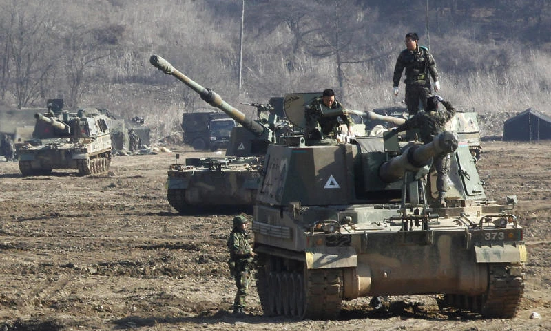 S. Korea, US begin drills as North threatens war