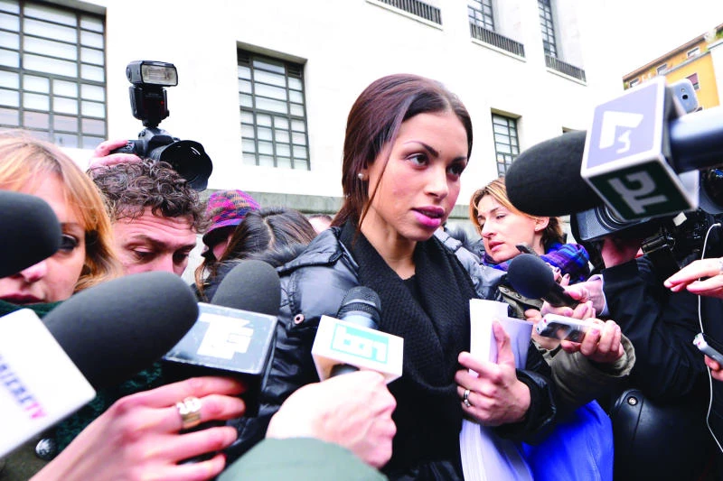 ‘Ruby’ in Berlusconi trial denounces tactics