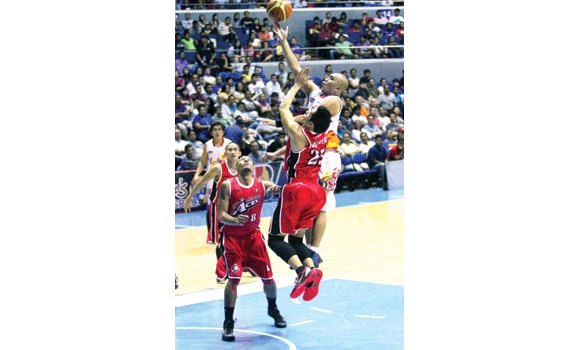 Aces score stunning win over Rain or Shine