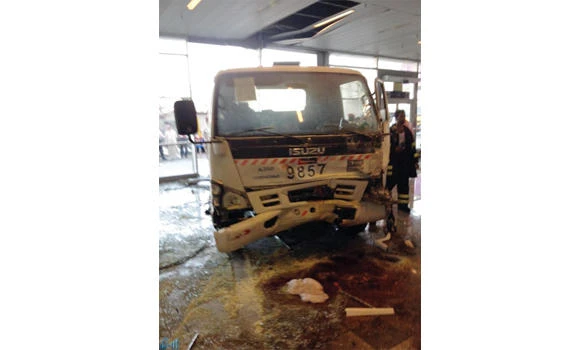 Two killed as truck smashes into Haj Terminal
