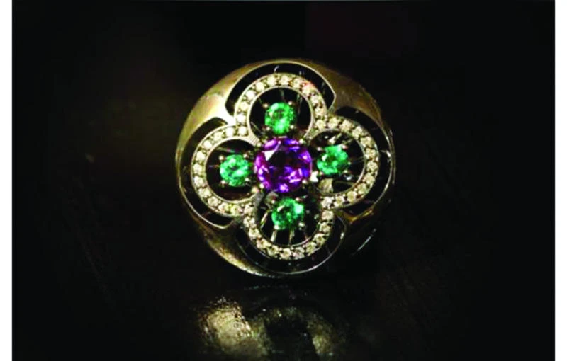 Elizabeth Taylor jewelry on display