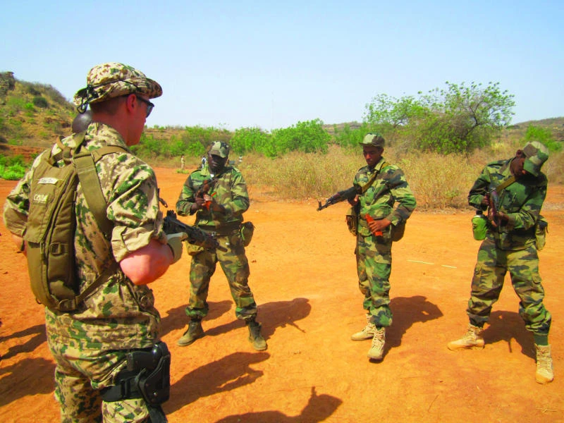 EU team trains Mali troops
