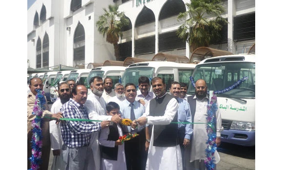 Pak school gets 14 new buses