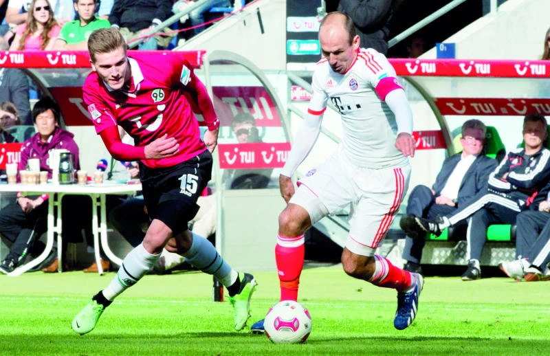 Bayern Munich crushes Hanover