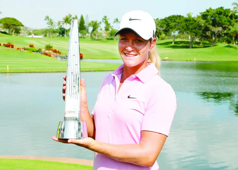 Pettersen wins Lotte Championship in playoff