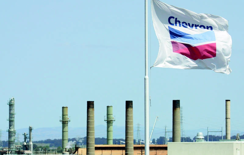 Chevron profit down 4.5% as refinery output falls