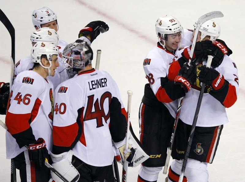 Senators beat Bruins to clinch No. 7 seed